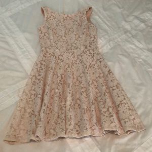 Champagne formal dress.